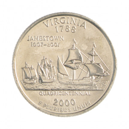 Quarter Dollar 2000 P FC Virginia
