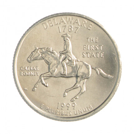 Quarter Dollar 1999 P FC Delaware