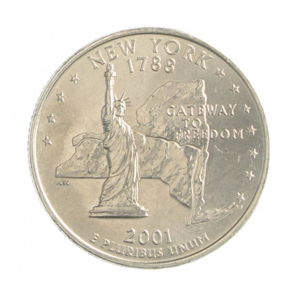 Quarter Dollar 2001 D FC New York