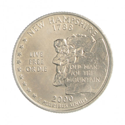 Quarter Dollar 2000 D FC New Hampshire