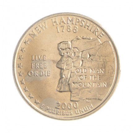 Quarter Dollar 2000 P FC New Hampshire