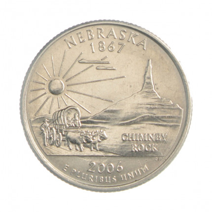 Quarter Dollar 2006 P FC Nebraska