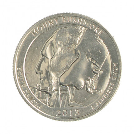 Quarter Dollar 2013 D FC South Dakota: Mount Rushmore