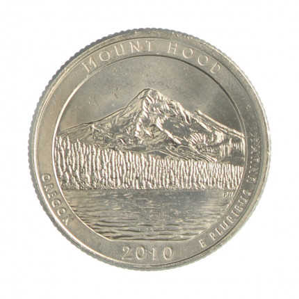 Quarter Dollar 2010 P FC Oregon: Mount Hood