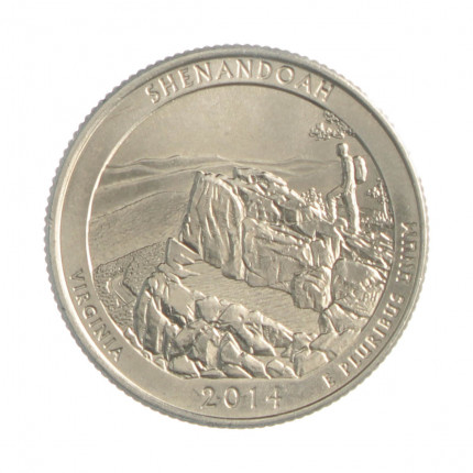 Quarter Dollar 2014 D FC Virgínia: Shenandoah