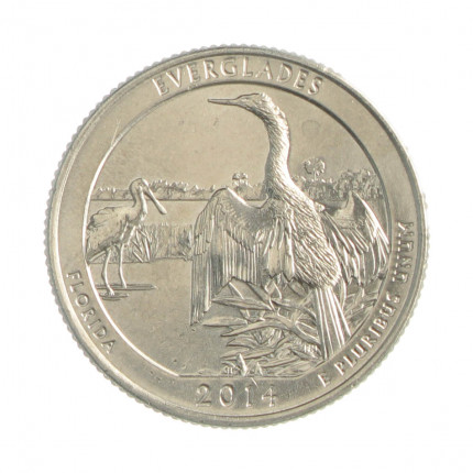 'Quarter Dollar 2014 D FC Florida: Everglades