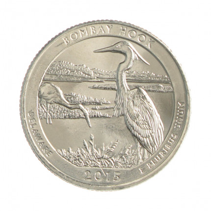 Quarter Dollar 2015 D FC Delaware: Bombay Hook