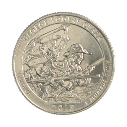 Quarter Dollar 2017 D FC Indiana: George Rogers Clark