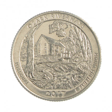 Quarter Dollar 2017 D FC Missouri: Ozark Riverways