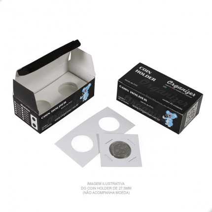 Coins Holder Porta Moedas Grampeável Organizer