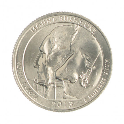 Quarter Dollar 2013 D SOB South Dakota: Mount Rushmore