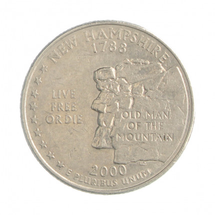 Quarter Dollar 2000 D MBC New Hampshire