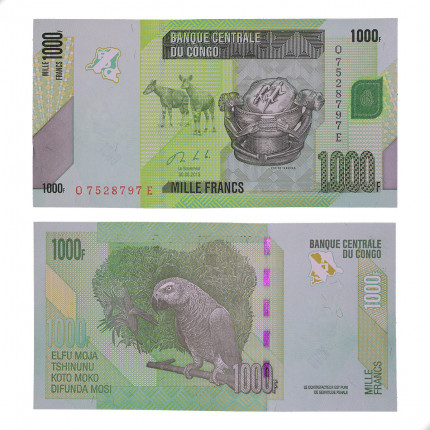P#101b 1 000 Francs 2013 FE Congo África