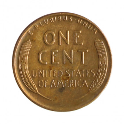 Km#A132 1 Cent 1946 MBC+ Estados Unidos  América  Lincoln Cent Espiga de Trigo  Bronze 19(mm) 3.11(gr)