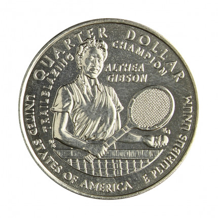 Moeda KM#807 Quater Dollar American Woman Althea Gibson 2025 D FC USA América Cupro-níquel Ø24,26mm 5,67gr.