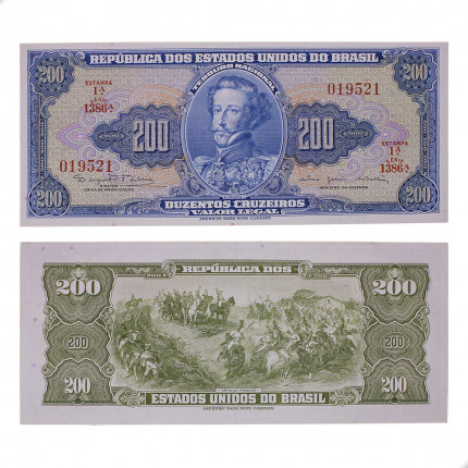 Cédula C-043 200 Cruzeiros 1964 SOB