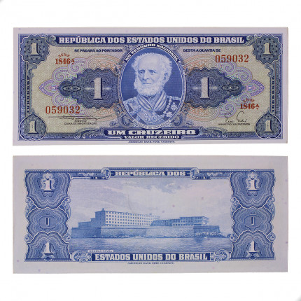Cédula C-011 1 Cruzeiro 1955 MBC/SOB