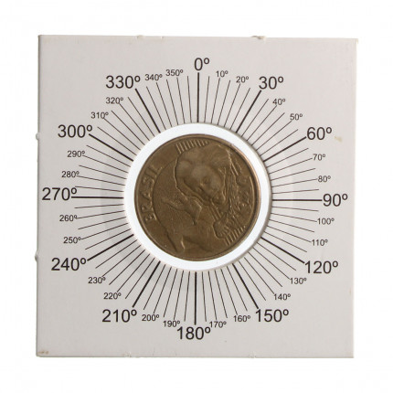Moeda V-498 10 Centavos 2005 BC/MBC Reverso Inclinado Aço R Bronze Ø20mm 4,8gr.