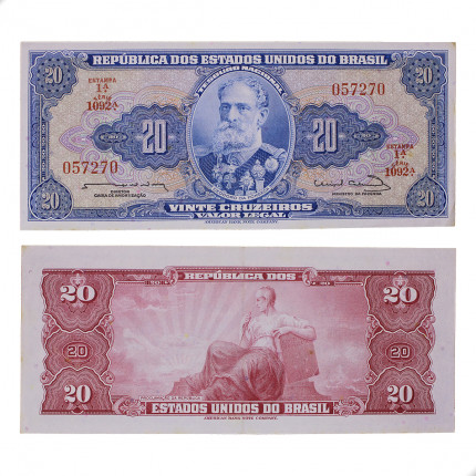 Cédula C-023 20 Cruzeiros 1963 MBC+