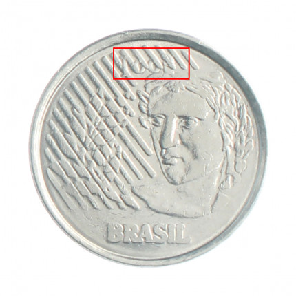 Moeda V-453 50 Centavos 1995 MBC Data Vazada Aço Inoxidável Ø23mm 3,92gr.*