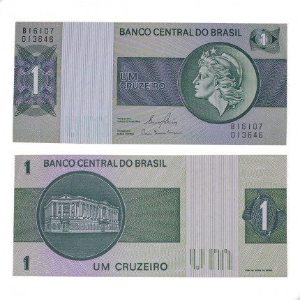 Cédula C-132 1 Cruzeiro 1980 SOB