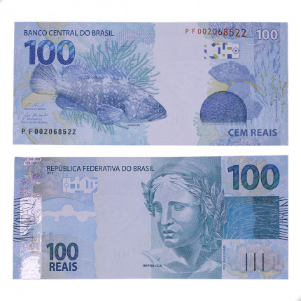 Cédula C-369 PF 100 Reais 2025 FE - Fernando Haddad / Roberto Campos Neto