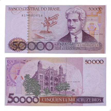 Cédula C-173 50000 Cruzeiros 1985 SOB
