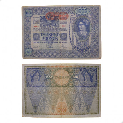 Cédula P#61 1000 Kronen 1920  Austria Europa BC