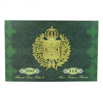 Folder Encarte Cédula Comemorativa - Sociedade Numismática Paranaense FE