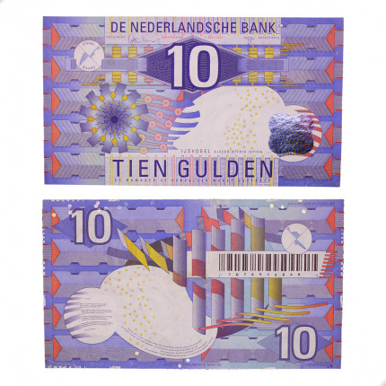 Cédula P#99 10 Gulden 1997 Holanda Europa FE