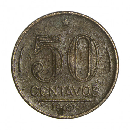 V-191 50 Centavos 1942 BC