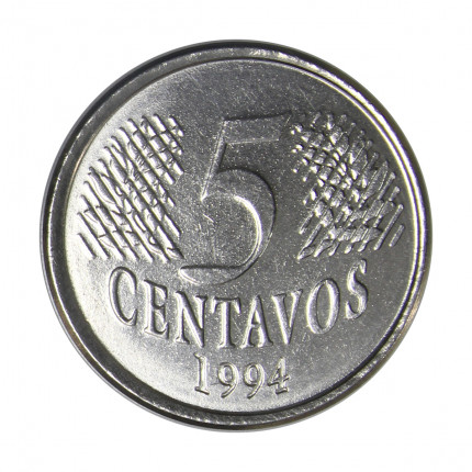 5 Centavos 1994 SOB/FC