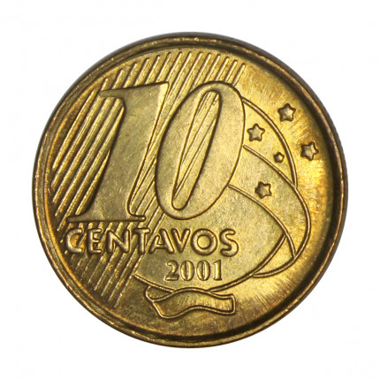 10 Centavos 2001 SOB/FC