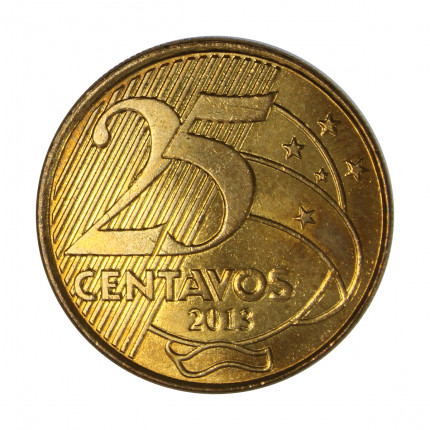 25 Centavos 2013 SOB/FC