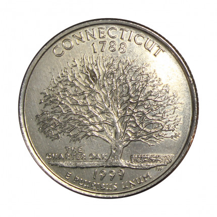 Quarter Dollar 1999 D Connecticut