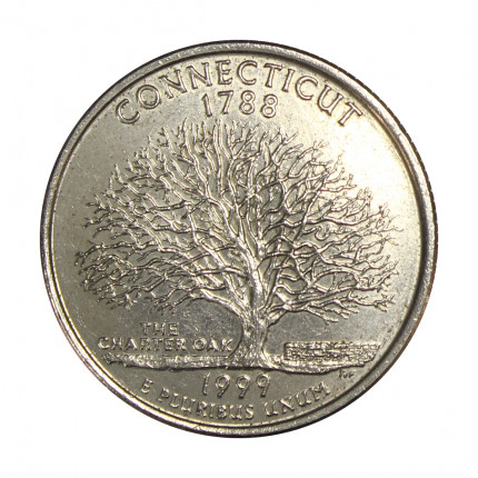 Quarter Dollar 1999 D Connecticut