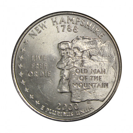 Quarter Dollar 2000 P New Hampshire