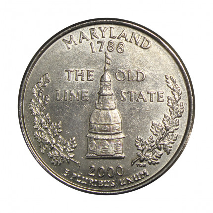 Quarter Dollar 2000 P Maryland