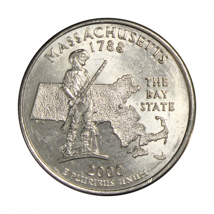 Quarter Dollar 2000 D Massachusetts
