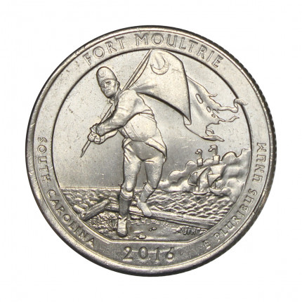 Quarter Dollar 2016 P South Carolina: Fort Moultrie