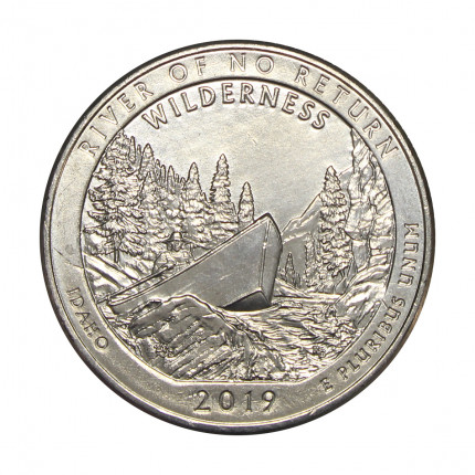 Quarter Dollar 2019 P Idaho: River of no Return