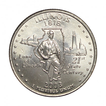 Quarter Dollar 2003 D Illinois