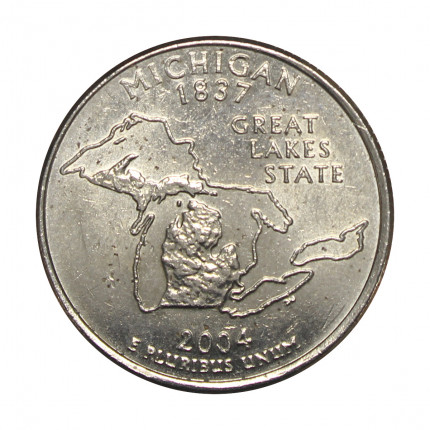 Quarter Dollar 2004 D Michigan