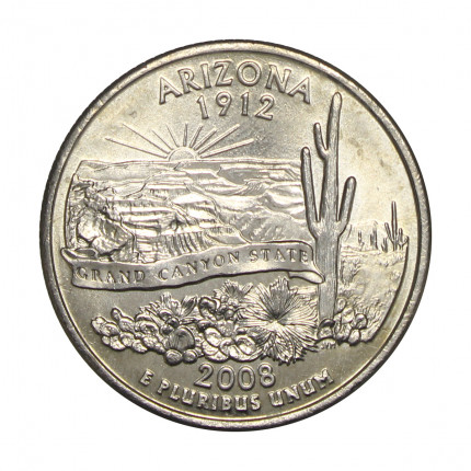 Quarter Dollar 2008 P Arizona