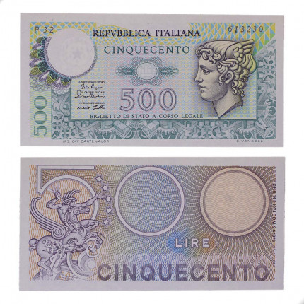 P#94a 500 Lire 1979 Itália Europa