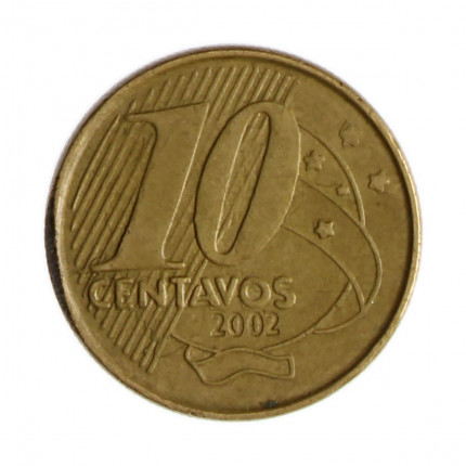 10 Centavos 2002 MBC Batida Fraca "Reverso"