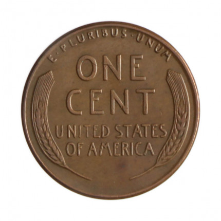 Km#A132 1 Cent 1955 MBC+ Estados Unidos  América  Lincoln Cent Espiga de Trigo  Bronze 19(mm) 3.11(gr)