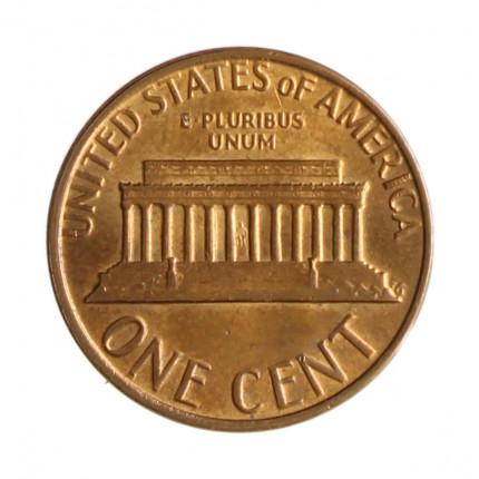 Km#201 1 Cent 1979 MBC+ Estados Unidos  América  Lincoln Memorial  Bronze 19(mm) 3.11(gr)