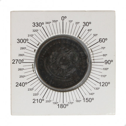 Moeda B-798 20 Réis 1889 MBC Reverso Inclinado Bronze Ø25mm 7gr.