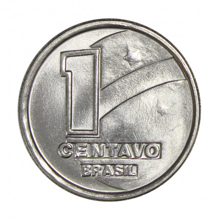 Moeda V-404 1 Centavo 1989 FC  Aço Inoxidável Ø16,5mm 2gr.